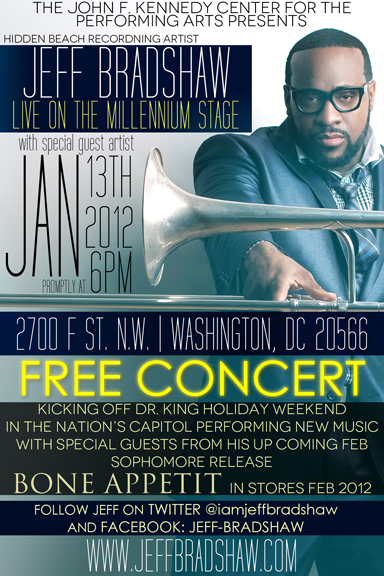 [EVENT ALERT] Jeff Bradshaw LIVE at Millennium Stage
