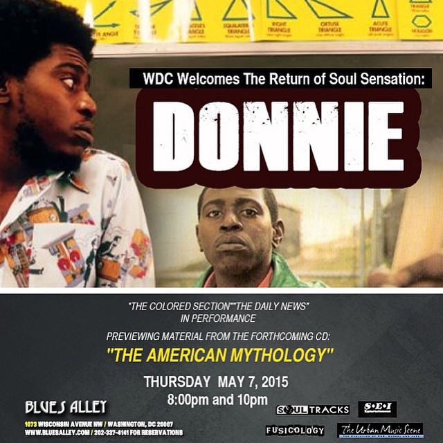 Event Alert: Donnie + Sound of the City LIVE at Blues Alley!
