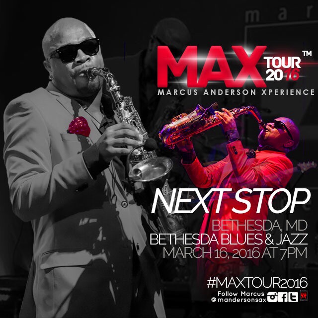 #DSEAccessGranted Ticket Giveaway: Marcus Anderson M.A.X. Tour – Maryland Fans!