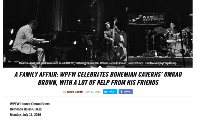 [CapitalBop Recap] A family affair: WPFW celebrates Bohemian Caverns’ Omrao Brown, with a lot of help from his friends