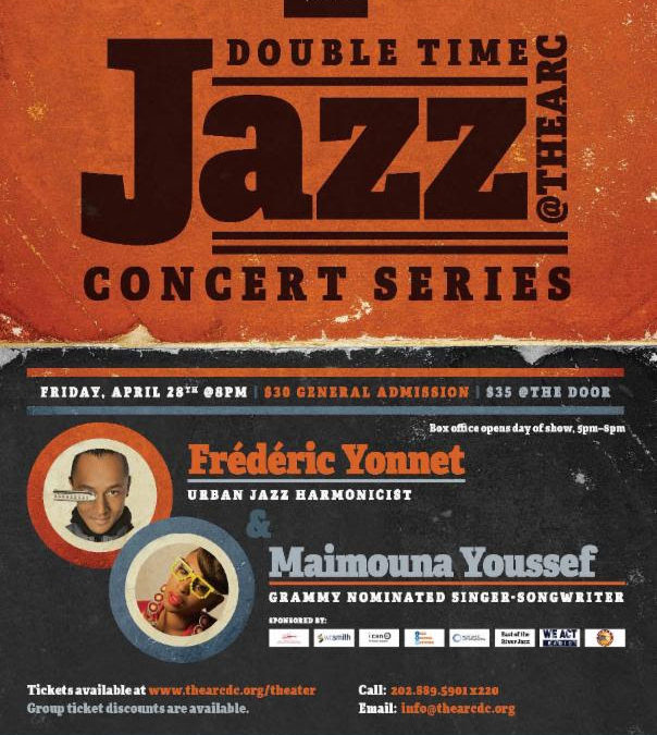 Double Time Jazz Concert Series | Frédéric Yonnet & Maimouna Youssef