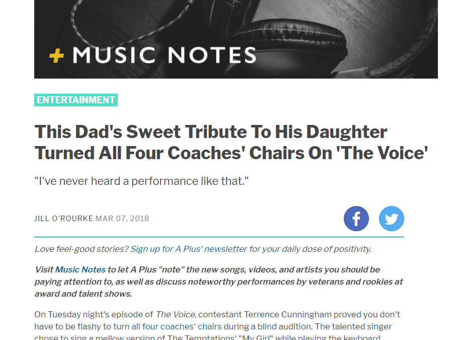 This Dad’s Sweet Tribute To His Daughter Turned All Four Coaches’ Chairs On ‘The Voice’